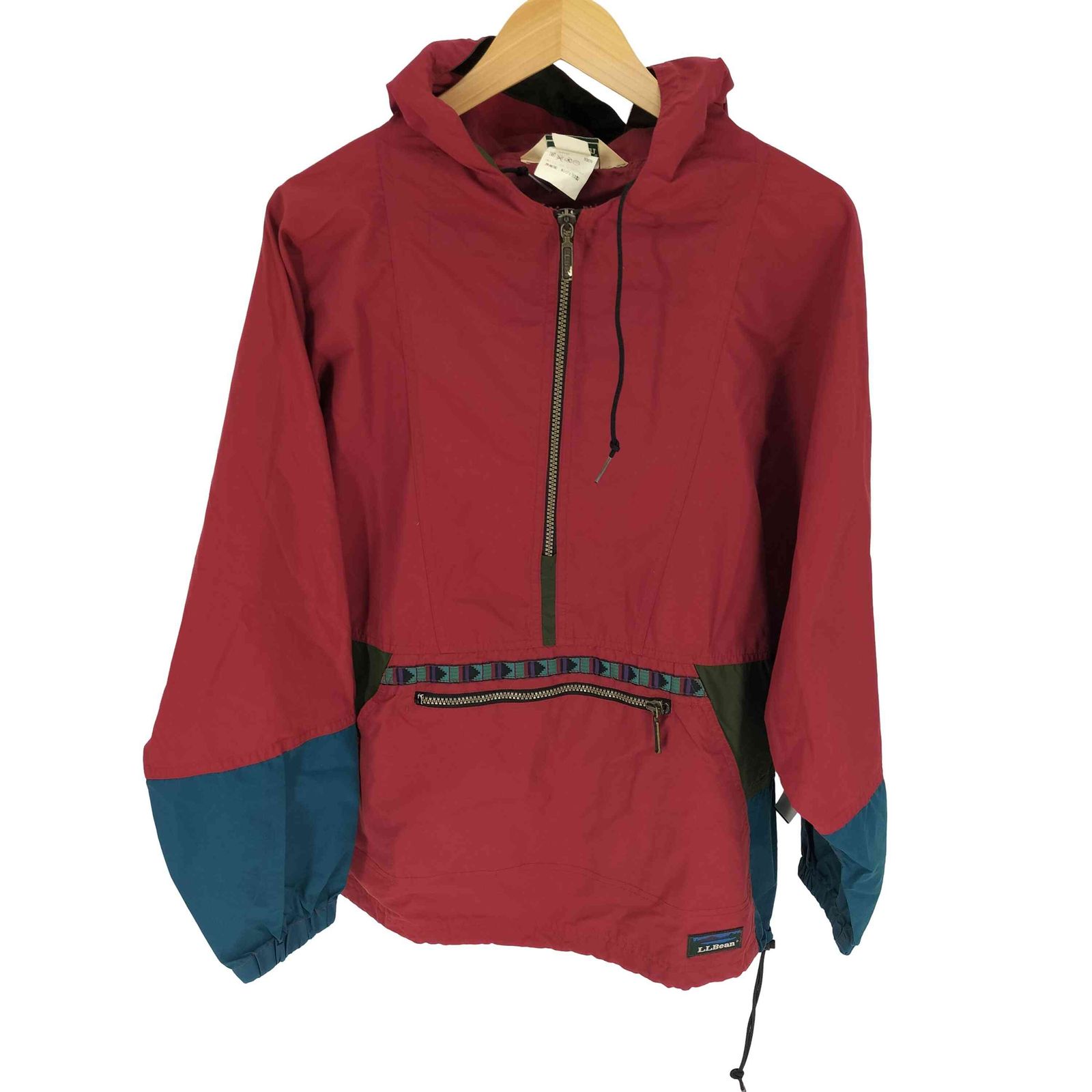 エルエルビーン L.L.Bean 90S チロリアンテープ ナイロンアノラック 