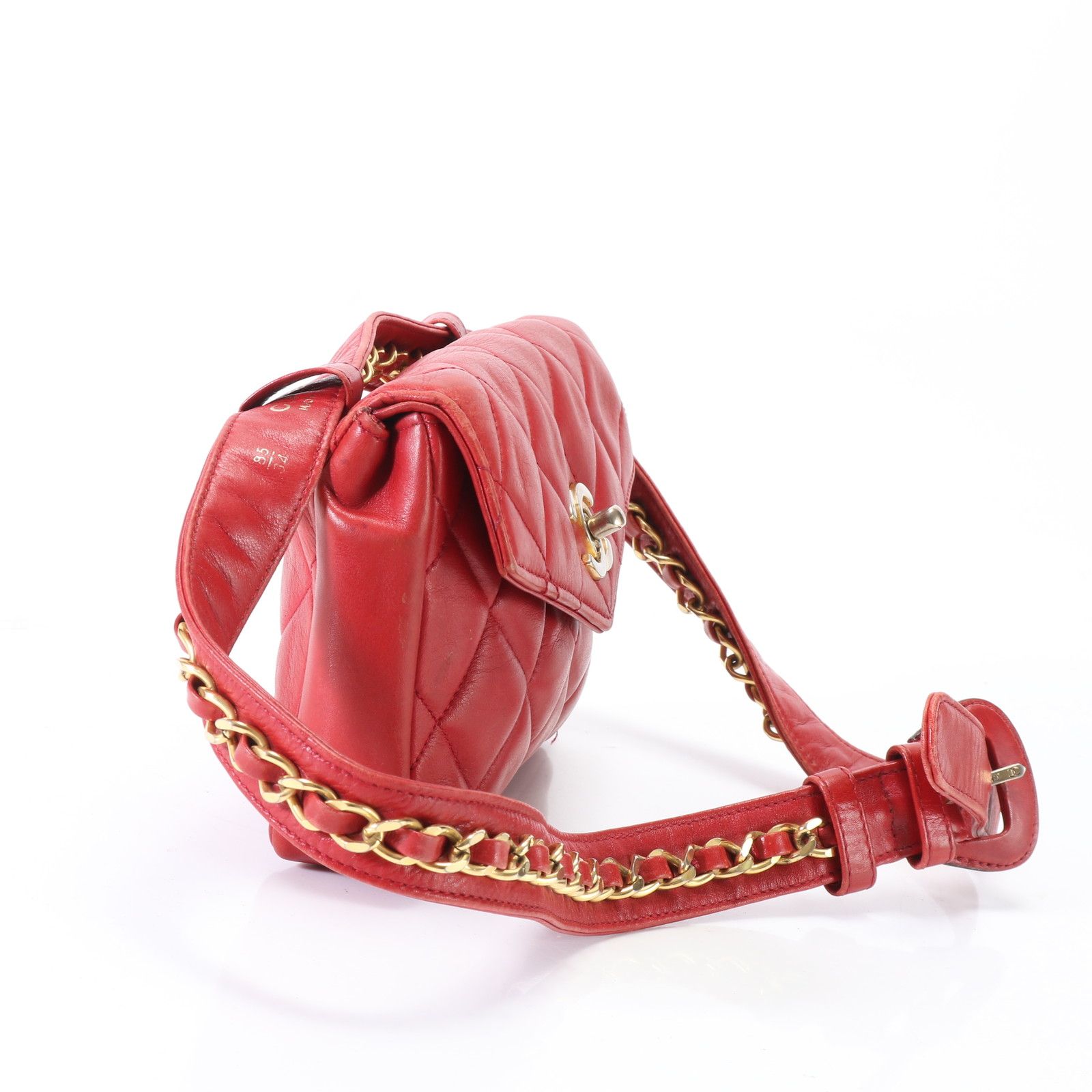 美品 ヴィンテージ シャネル シリアルシール付 マトラッセ ココマーク