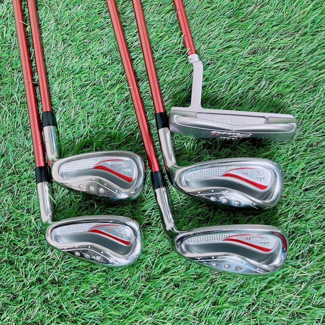 【はこぽす対応商品】 ゴルフクラブ レディースセット 初心者 Wilson Tiara NT647 クラブ