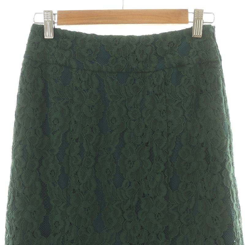 イエナ IENA 21AW フラワーレースフレアスカート ミモレ ロング 34 XS  