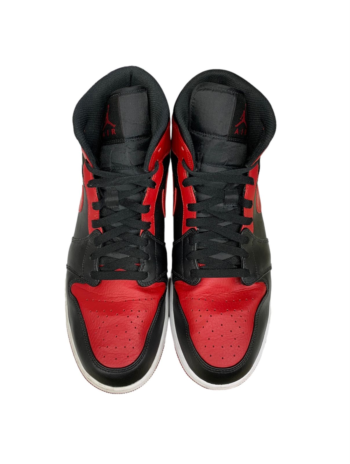 NIKE (ナイキ) AIR JORDAN 1エアジョーダン 1MID BRED レッドブラック