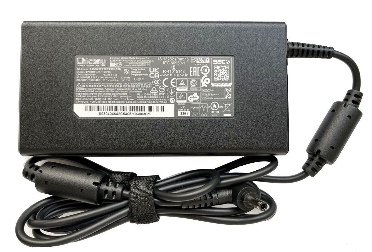 純正 MSI 240W ACアダプター プラグ Square tip 純正 MSI 240W ACアダプター プラグ Square tip 電源ユニット
