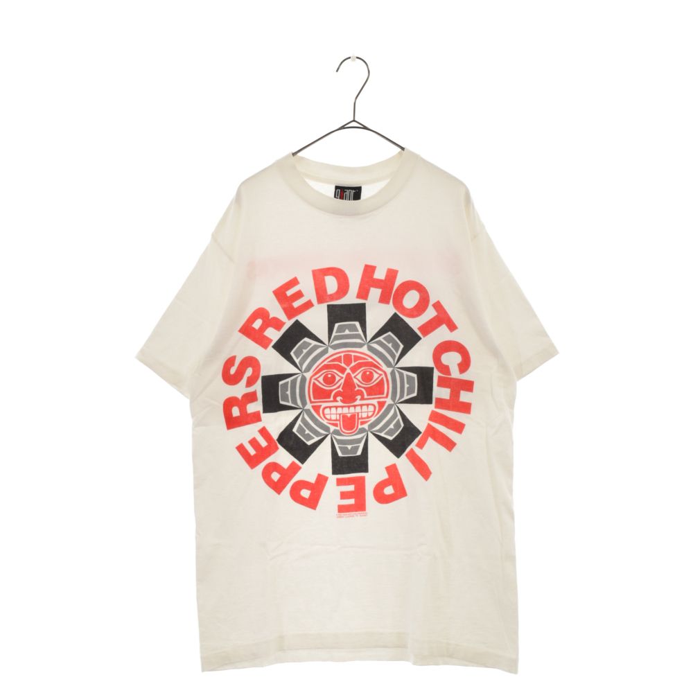 VINTAGE (ヴィンテージ) 90S VINTAGE RED HOT CHILI PEPPERS レッドホットチリペッパーズ 半袖Tシャツ ホワイト/レッド ヴィンテージ GIANTボディ