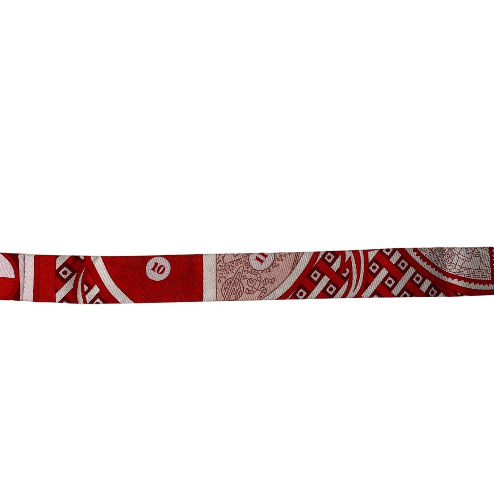 エルメス ツイロン 赤 エルメス HERMES レディース 63マスの世界旅行