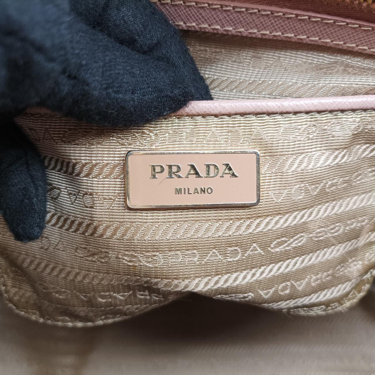 プラダPradaガレリアピンクサフィアーノレザーBN2274113 8
