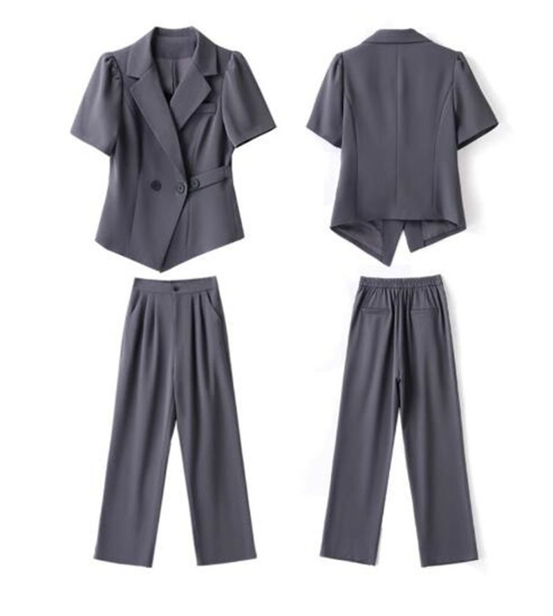 セオリー　セットアップ　ジャケット&パンツ　ネイビー　サイズ0 夏 ワイドパンツスーツ 未使用 レディース セットアップ
