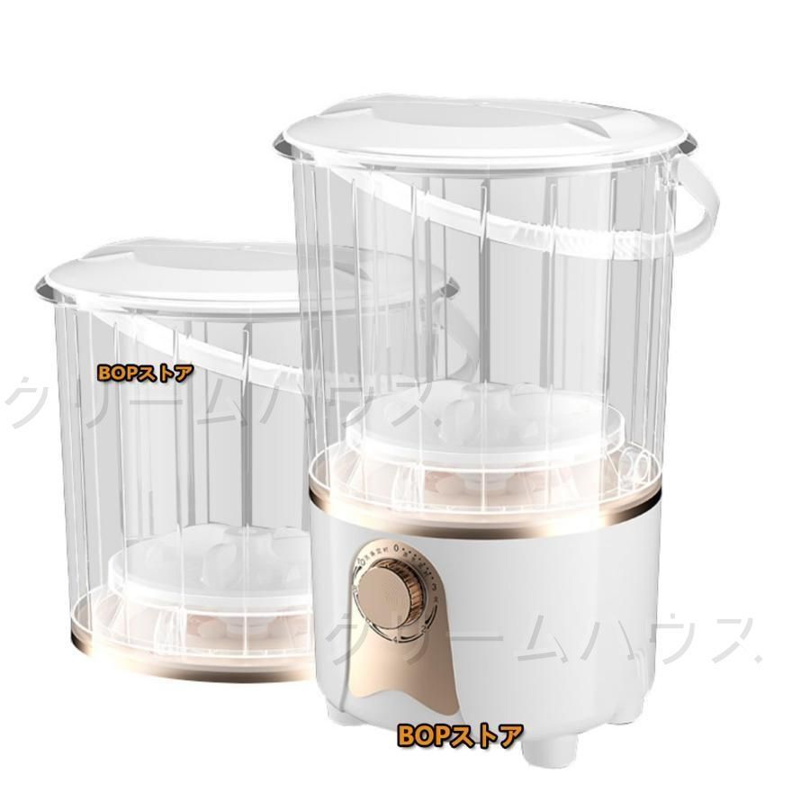 ミニ洗濯機 15 L大容量 サッと洗える小型洗濯機 バケツ分け洗濯 定時洗濯 脱水バケツ洗濯機 脱水機能付き ポータブル コンパクト 下着 靴下 洗濯機