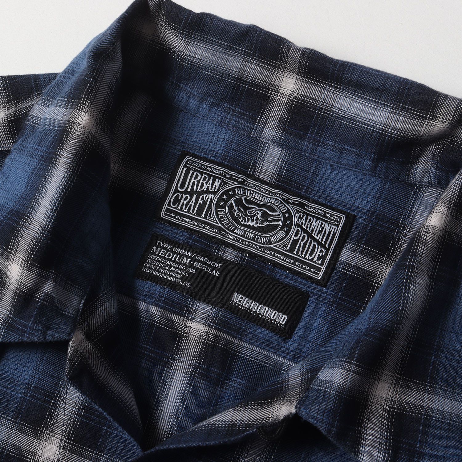 NEIGHBORHOOD ネイバーフッド シャツ サイズ:M オンブレチェック