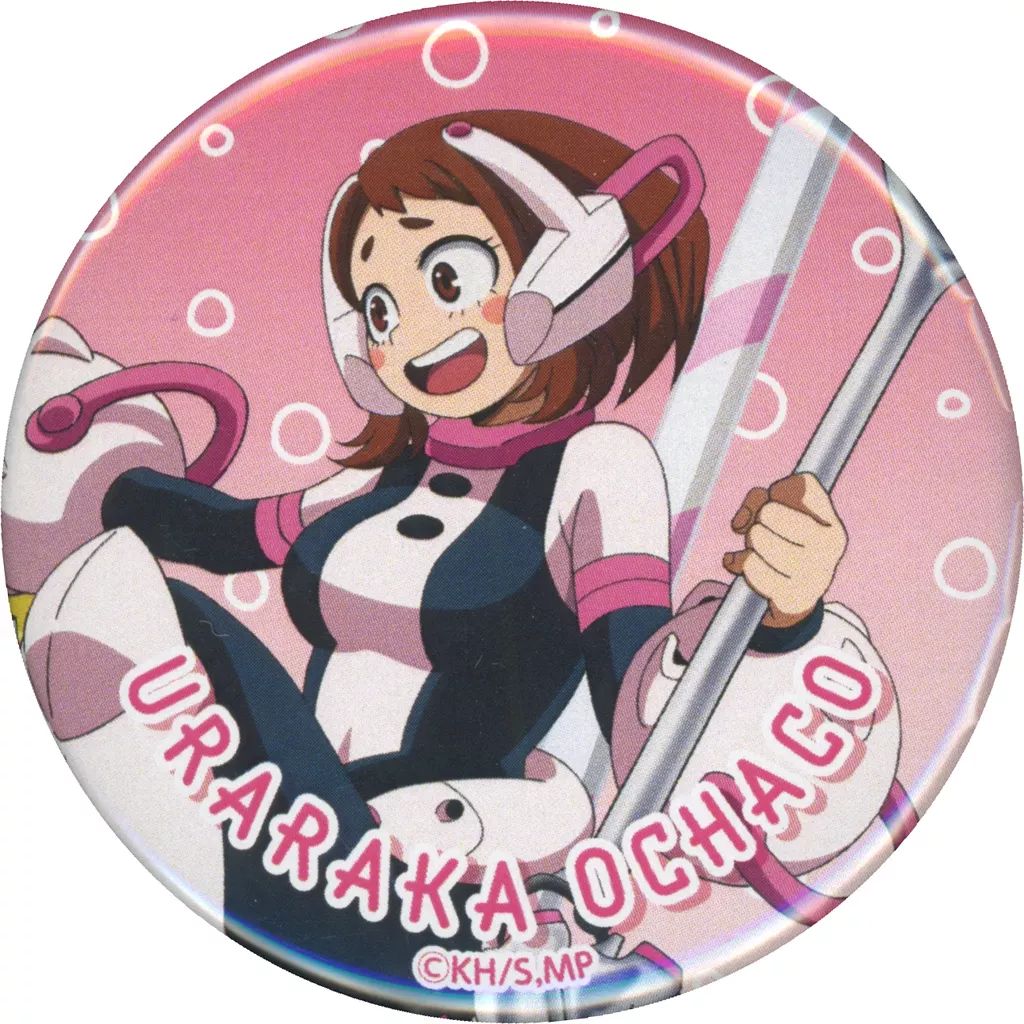 麗日お茶子 オープンスクール 缶バッジ 中古】バッジ・ビンズ 麗日お茶子(ノーマル) 「僕のヒーローアカデミア