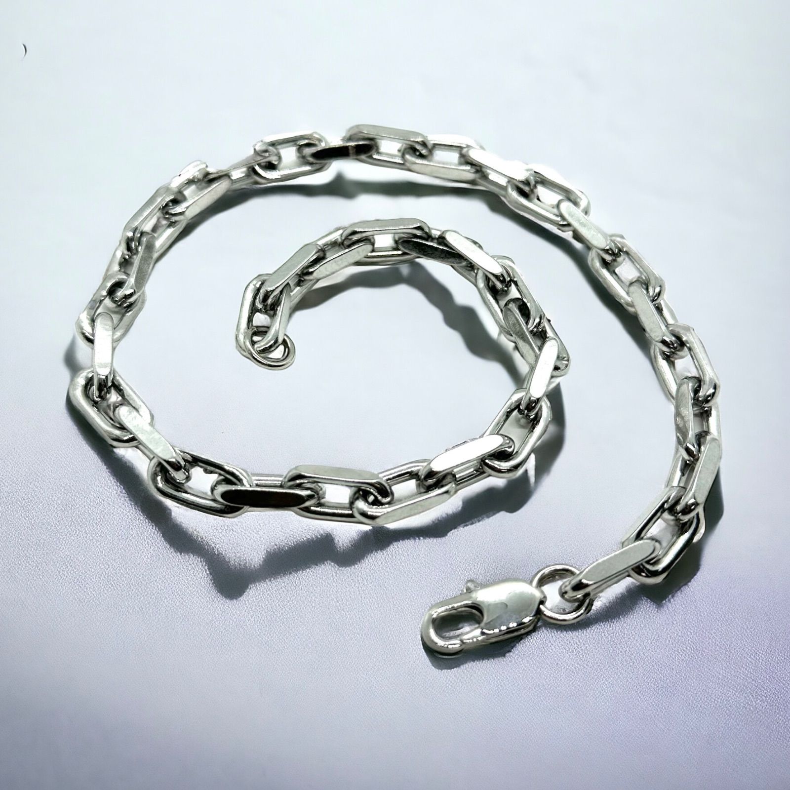 角あずきチェーン 40cm 幅8mm サージカルステンレス 316L 金属 
