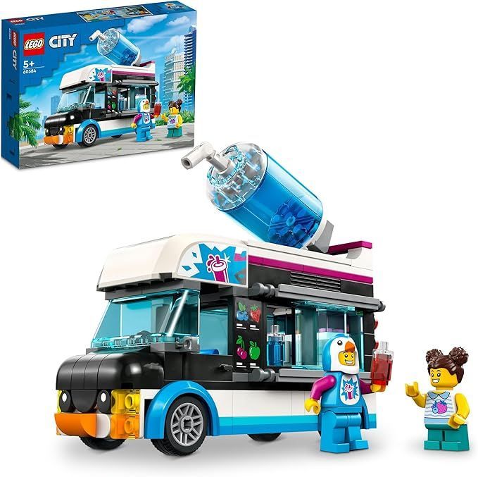 レゴ(LEGO) シティ ペンギンのフローズンドリンクカー おもちゃ 玩具 プレゼント 誕生日 ブロック 知育 クリスマス 男の子 女の子 子供 5歳 6歳 7歳 8歳 街づくり 60384