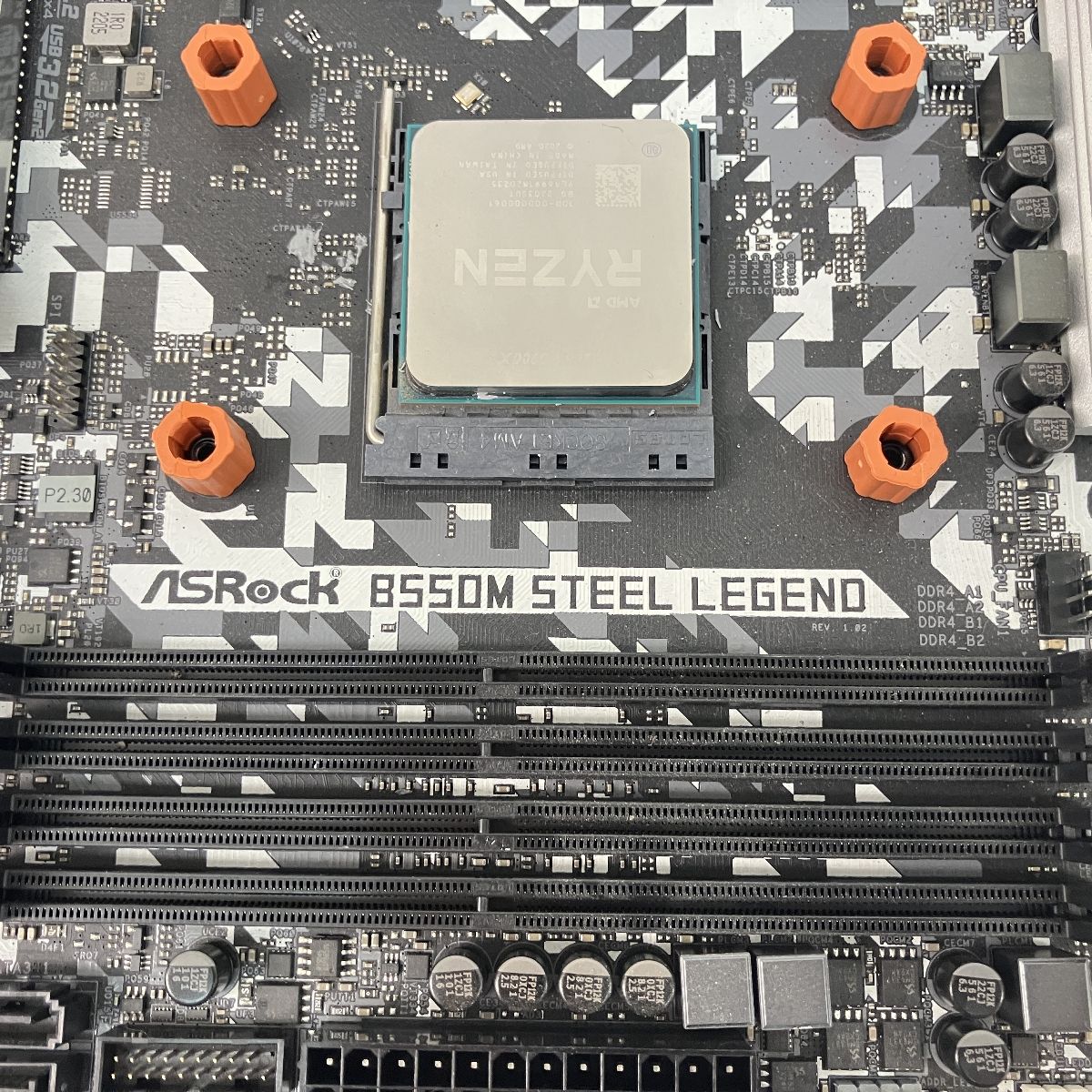 AMD Ryzen9 5900X 4.325GHz B550M SteelLegend CPU マザーボードセット