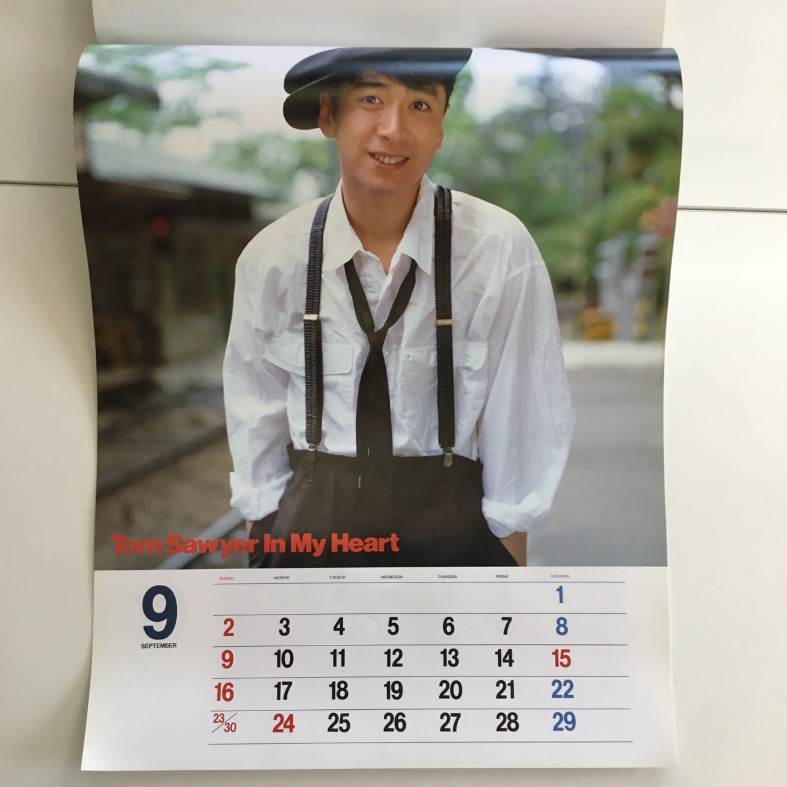 錦織一清 1990年カレンダー＆ダイアリーノートセット（Duet特別編集