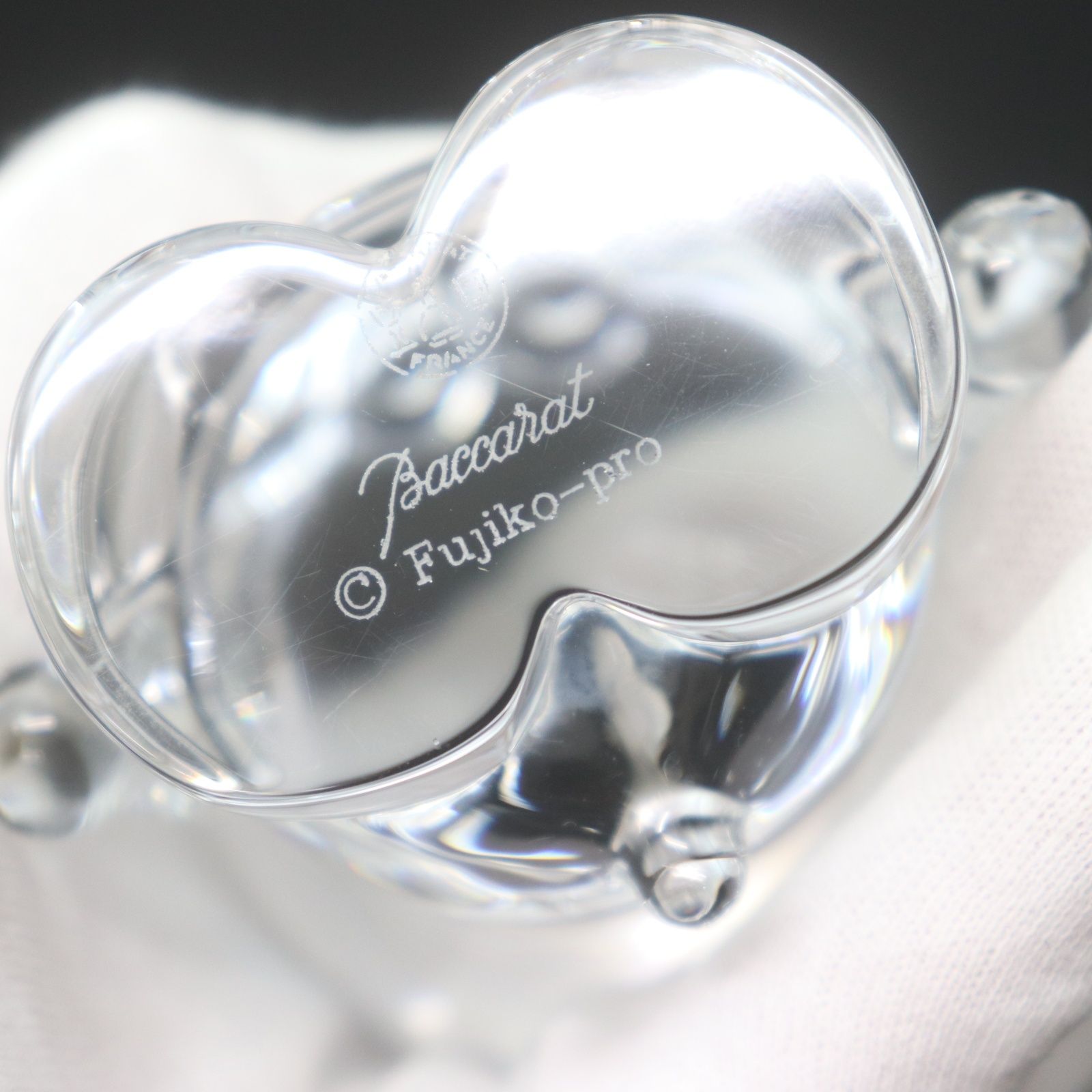 IT3GFPPTMBVW 極美品 Baccarat バカラ ドラえもん フィギュリン 