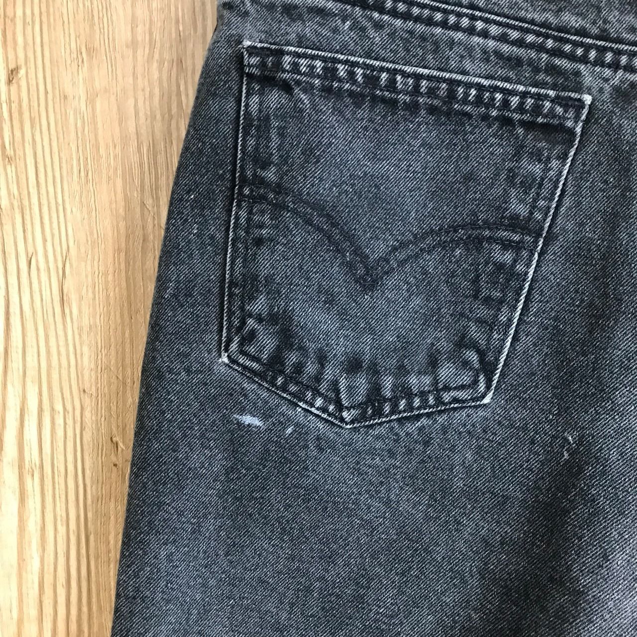 90s Levi's 550 RELAXED FIT BLACK リーバイス ブラックデニム