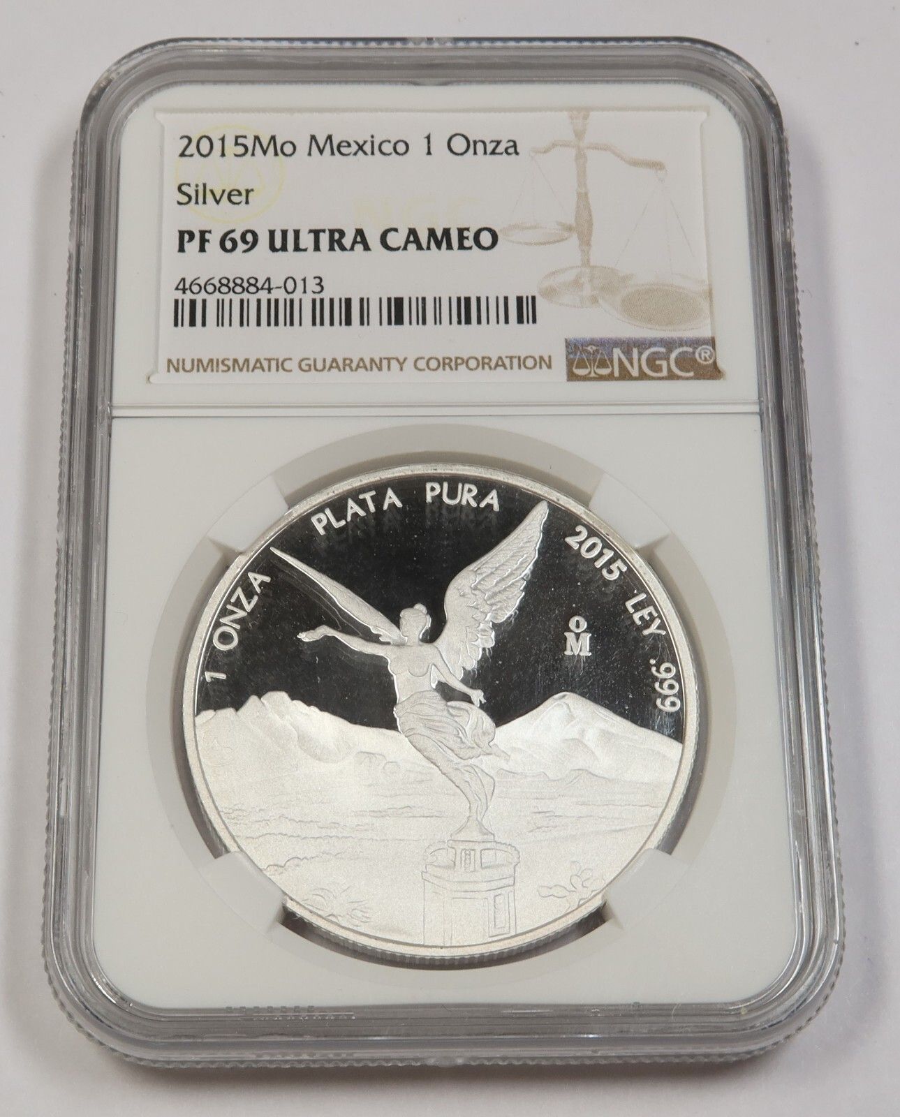2015 Mo NGC PF69 UCAM | MEXICO - 1 oz Silver Libertad - Un Onza Coin