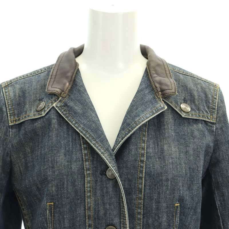 バーバリー ロンドン BURBERRY LONDON 牛革 ノバチェック デニム