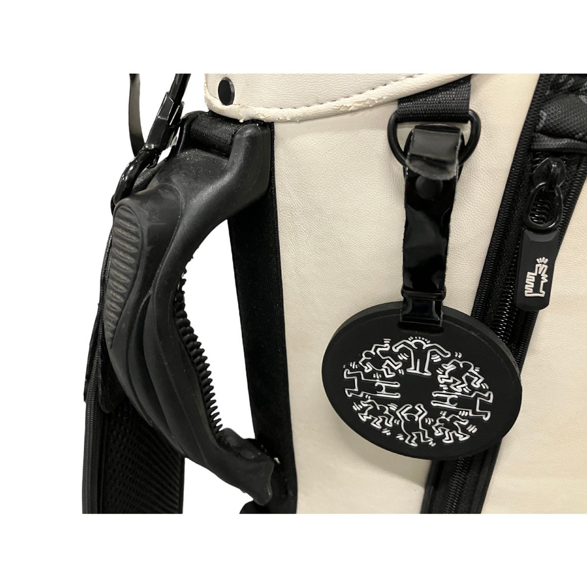 KEITH HARING キースヘリング キャディバッグ ゴルフバッグ フード付き