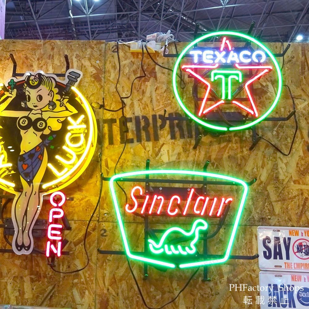 ネオンサイン シンク SINCLAIR アメリカン 店舗装飾 ガレージ ネオン管 ネオン照明 インテリア アメリカ雑貨 レトロ アメリカンを演出するにはネオン管 50x38cm A260