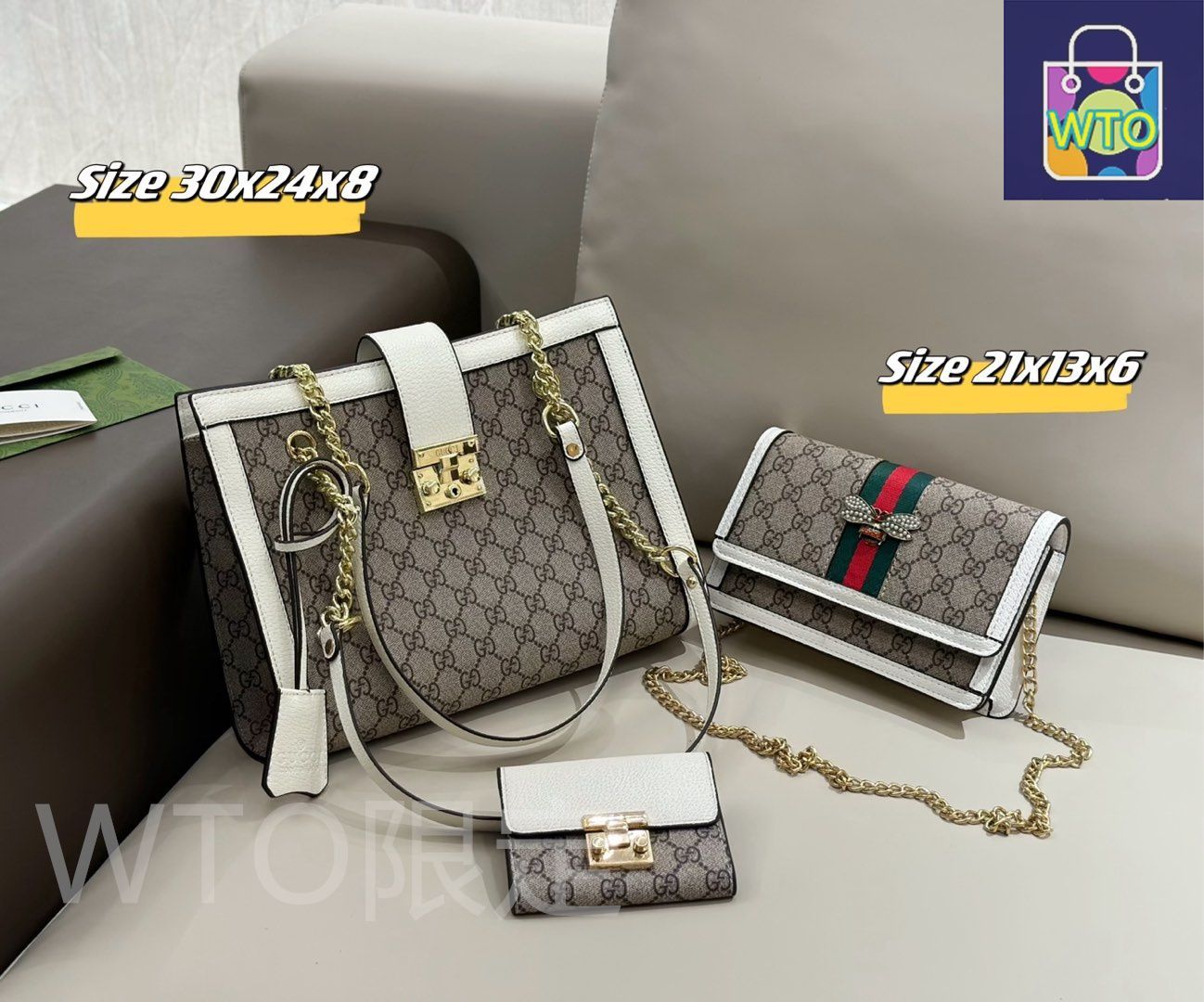 今日特価】Gucci グッチ 組み合わせパック 三つの割引価格-WTO輸