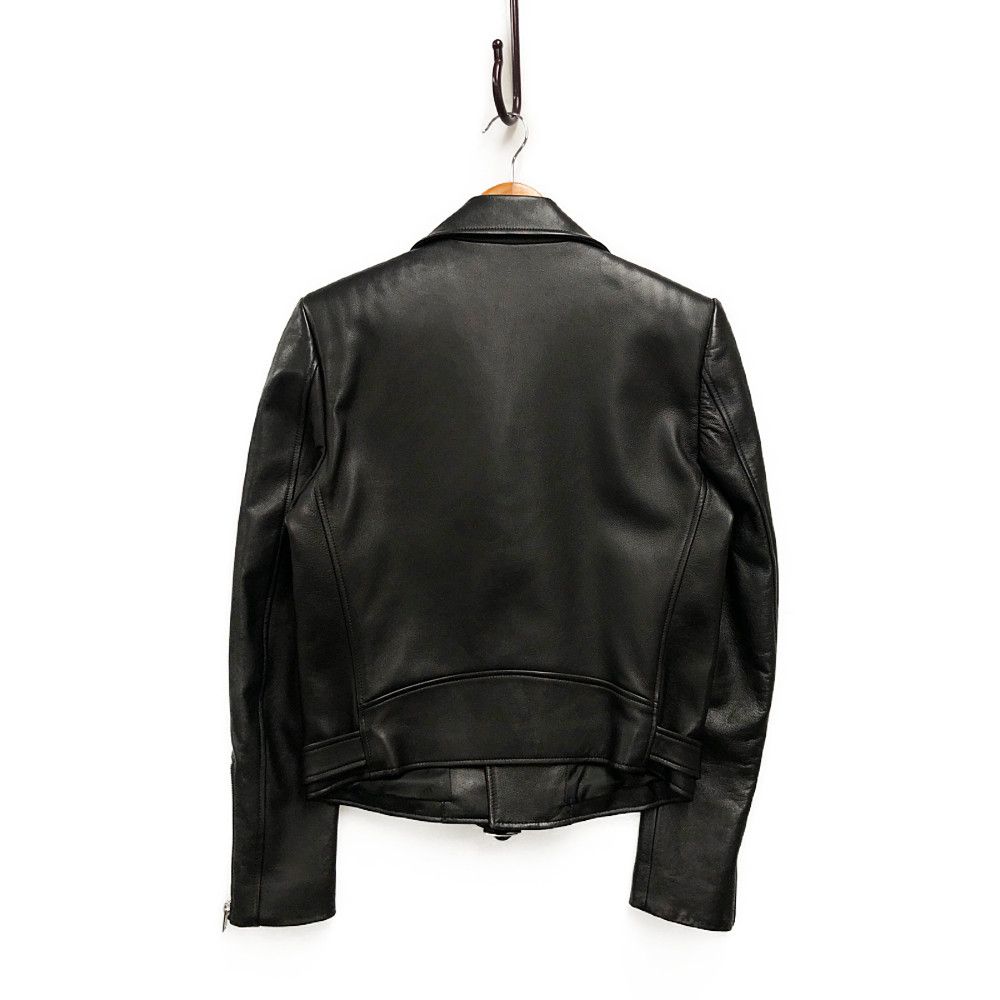 JOHNLAWRENCESULL IVAN 品番 JLS-04-01 LAMBSKIN BIKES JACKET ダブル ライダースジャケット 黒  サイズ44 正規品 / 32428