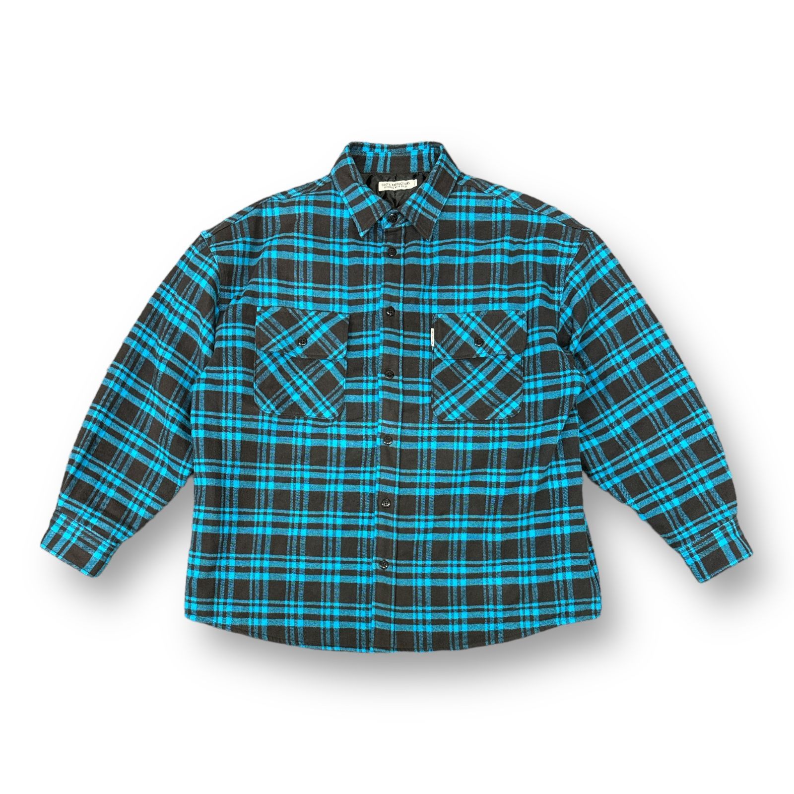 定価39600円 COOTIE Error Fit Nel Check Quilting CPO Jacket CTE 