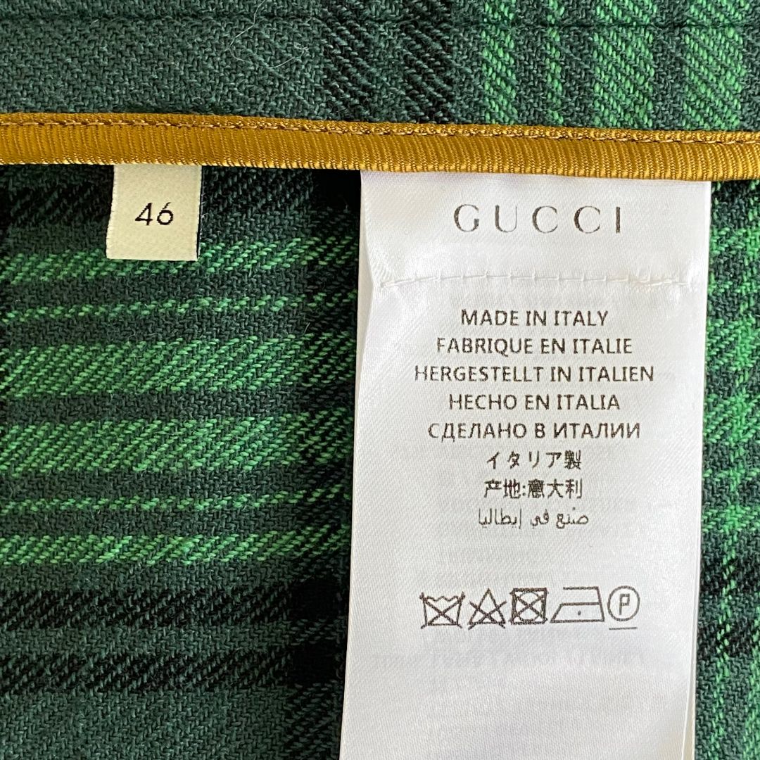 GUCCI 19AW ウールナイロン テーラードジャケット サイズ46 - GRAIZ