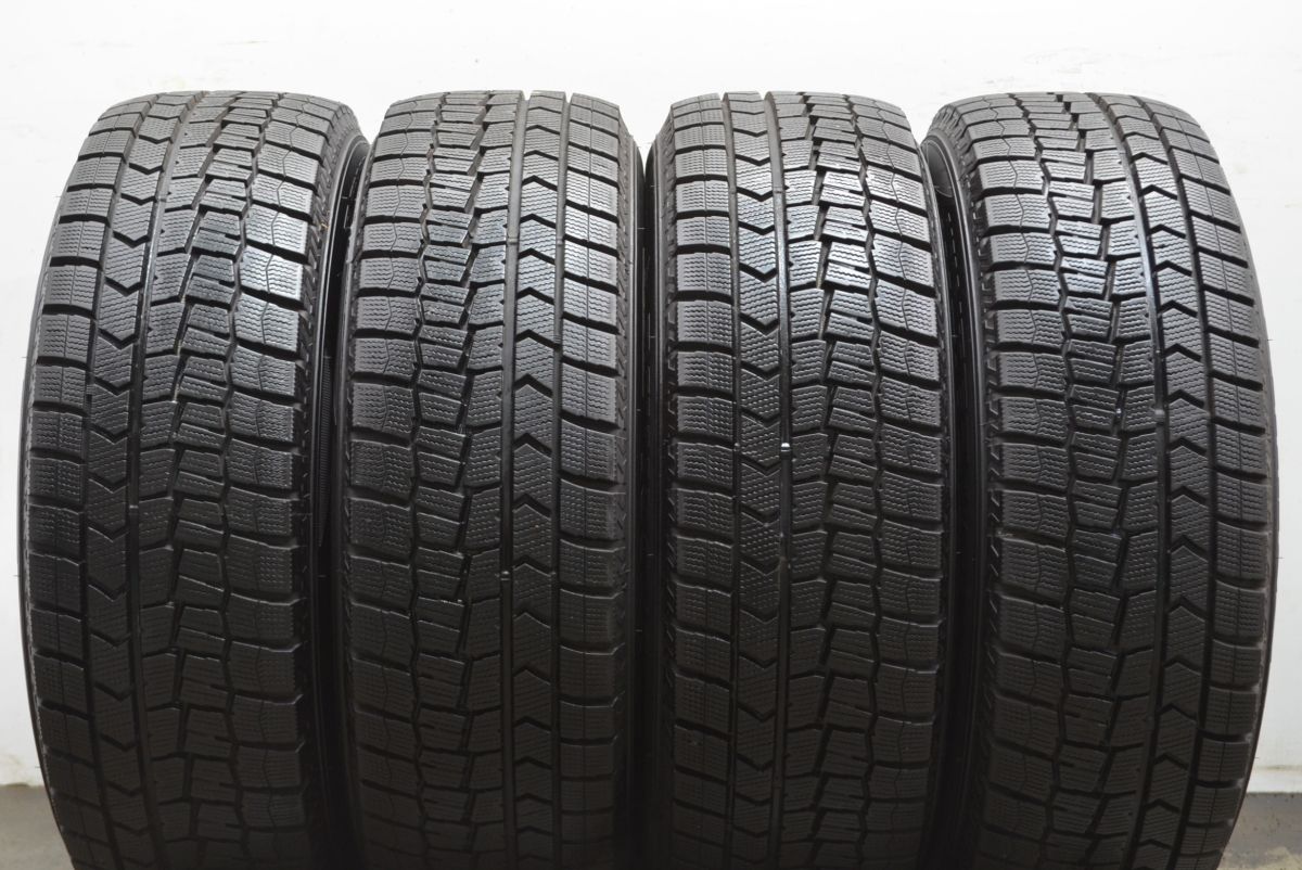 綺麗 超バリ溝 Weds VELVA 16in 6.5J 40 PCD114.3 ダンロップ ウインターマックス WM02 215 65R16 ヤリスクロス アルファード エルグランド