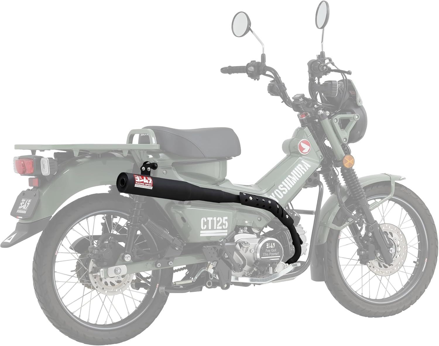 ヨシムラ フルエキゾースト CT125 (20-23) 機械曲 ストレート762サイクロン TYPE-UP 政府認証 YOSHIMURA 110A-46G-6660