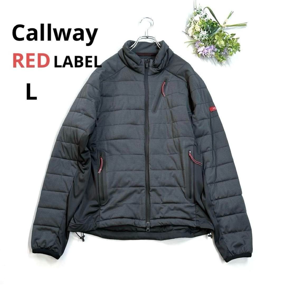 キャロウェイ L スターストレッチ ブルゾン 中綿ジャケット ブラック系