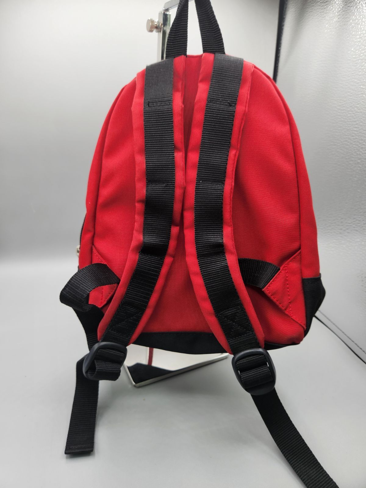 バッグ 【美品・日本製】BURBERRY バーバリー キッズ用ミニリュック 赤