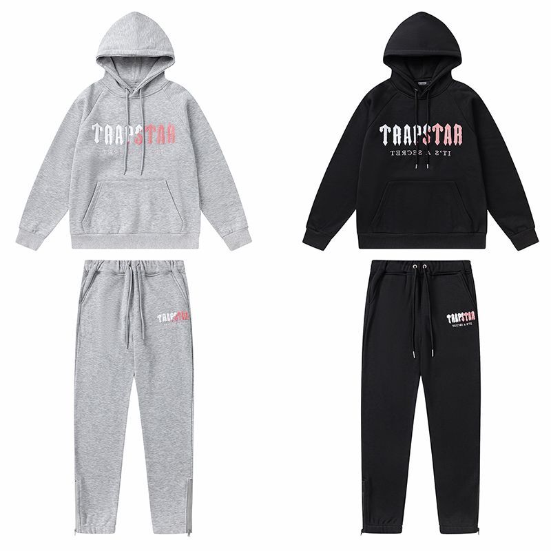 Trapstarトラップスター セットアップ パーカー ドライハンド フリーススウェットパンツ 裏起毛 カンガルーポケットトレーナー トップス  メンズレディース スウエット カジュアル インポート ストリートファッション お洒落 秋冬 - メルカリ