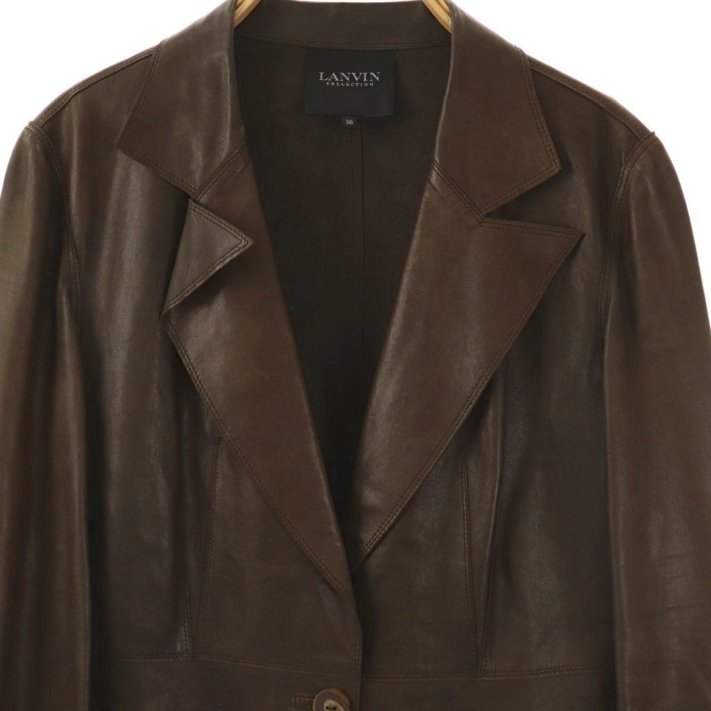 ランバン LANVIN コレクション COLLECTION ラムレザーテーラード