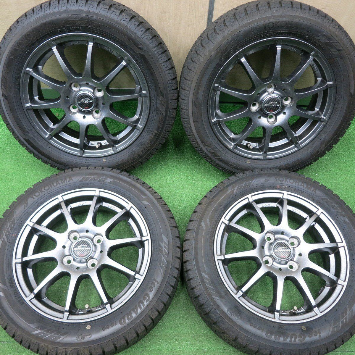 バリ溝！22年！キレイ！ほぼ10分☆スタッドレス 165/65R14 ヨコハマ 