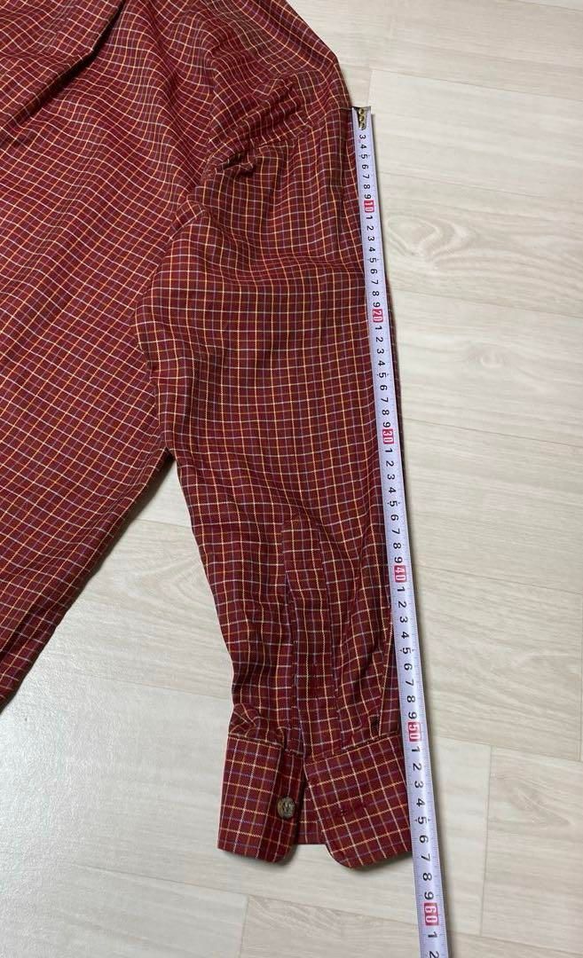 フレンドリーな Burberrys バーバリー チェック柄 長袖シャツ 赤 LY