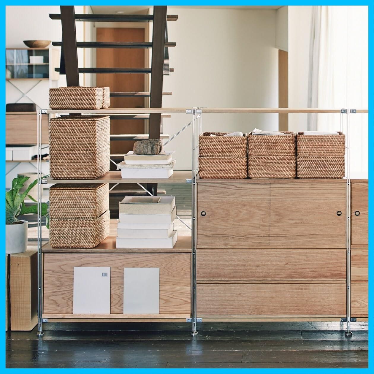 在庫処分】無印良品 ステンレスユニットシェルフ ステンレス追加用帆立