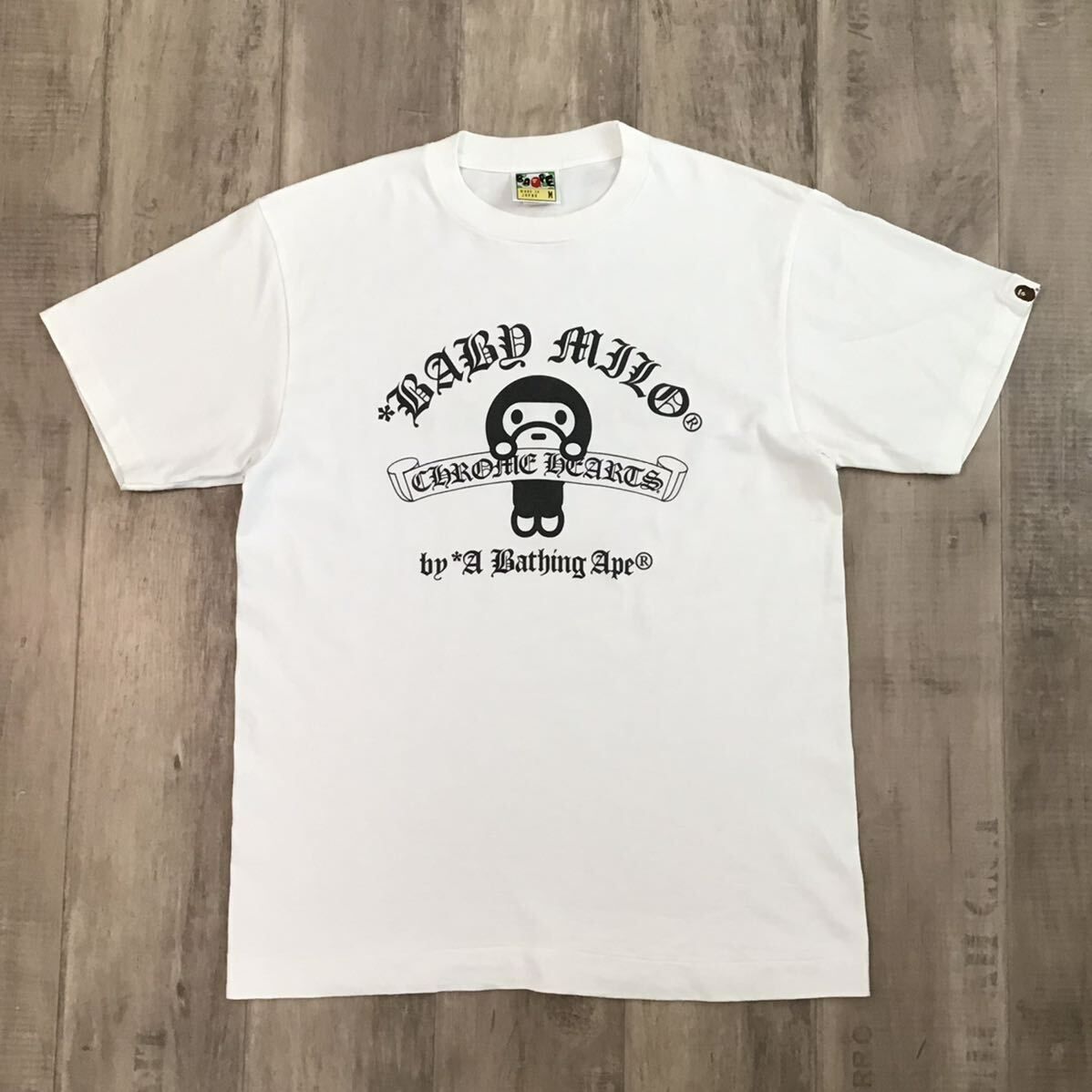 ☆激レア☆ クロムハーツ × BAPE Tシャツ Mサイズ a bathing ape Chrome Hearts エイプ ベイプ アベイシングエイプ  milo マイロ NIGO - メルカリ