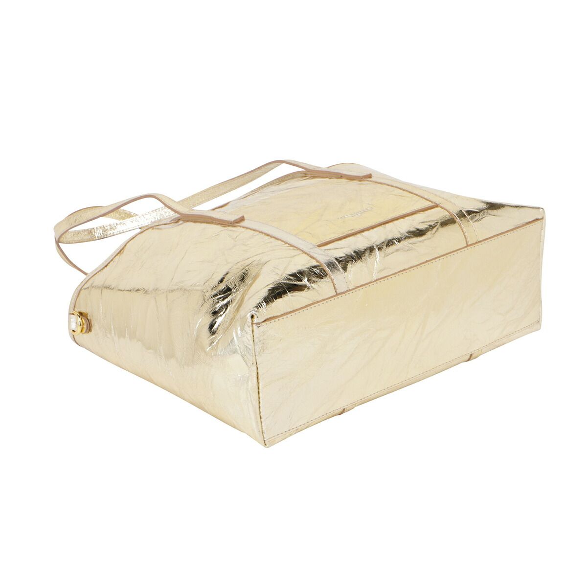 GIANNI CHIARINIトートバッグ　ゴールド 新品 ジャンニキアリーニ GIANNI CHIARINI トートバッグ TOTE M