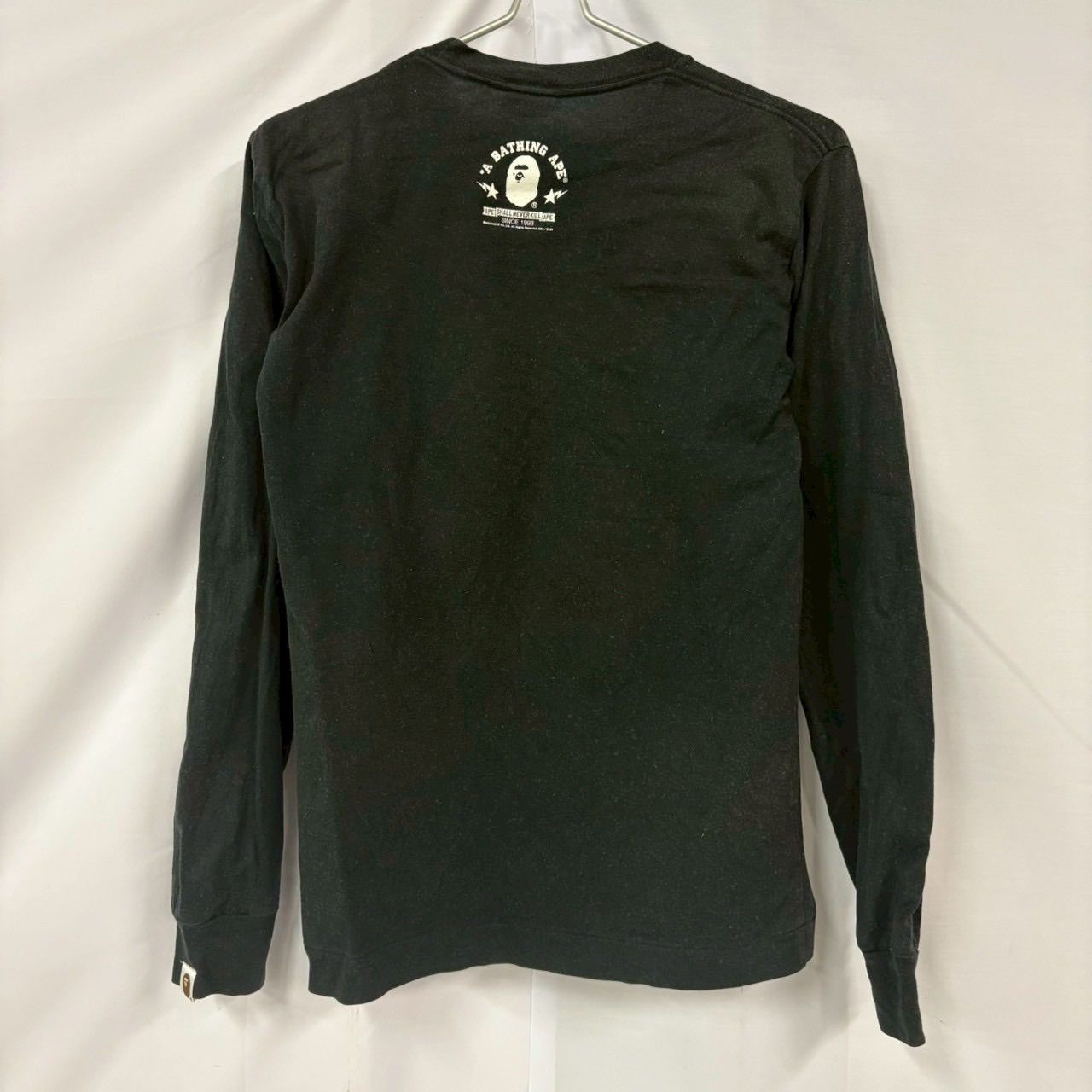 A BATHING APE 長袖Tシャツ Sサイズ ブラック A BATHING APE アベイシングエイプ 長袖Tシャツ Sサイズ - メルカリ