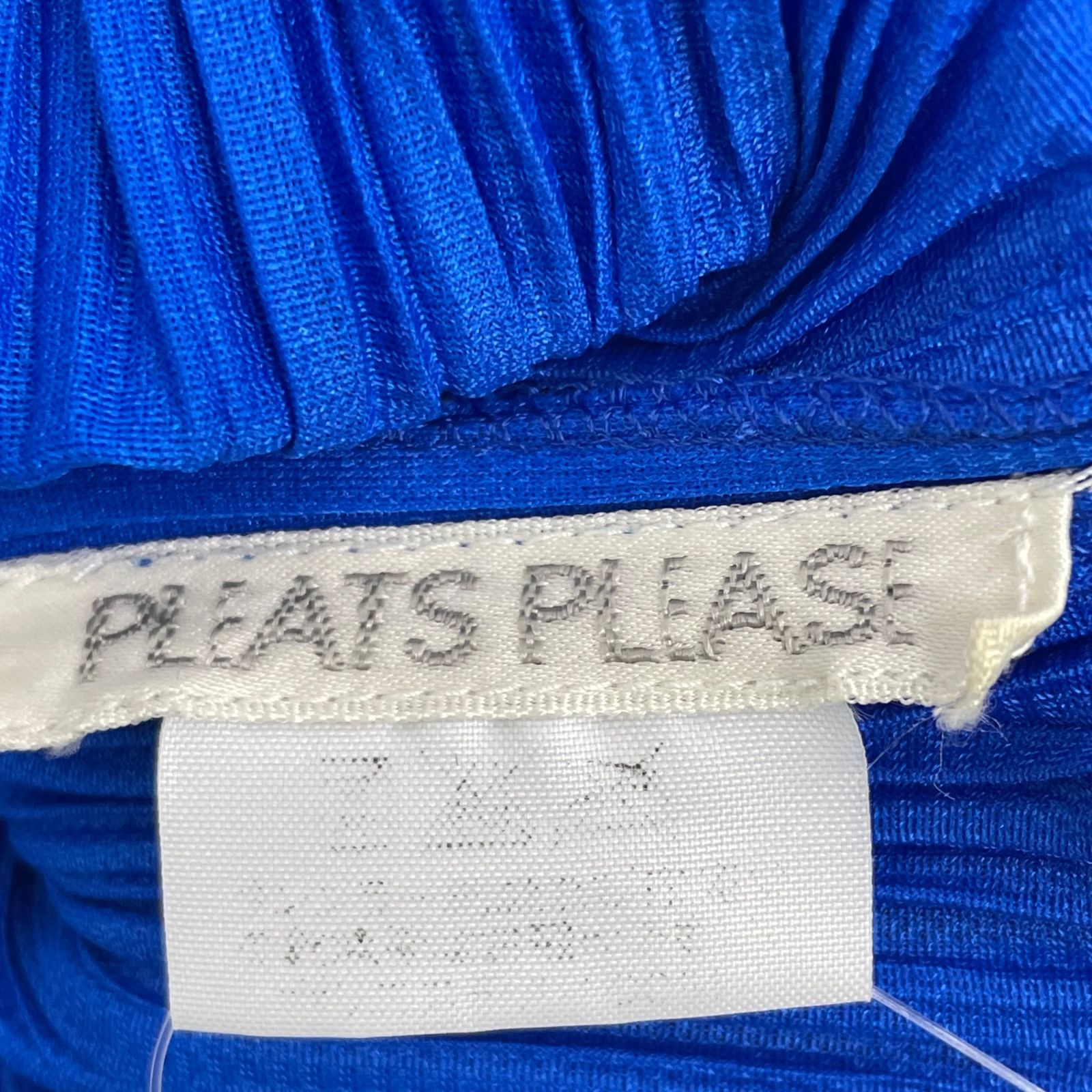 プリーツプリーズ ワンピース ブルー 新品同様 ISSEY MIYAKE イッセイミヤケ PLEATS PLEASE プリーツ