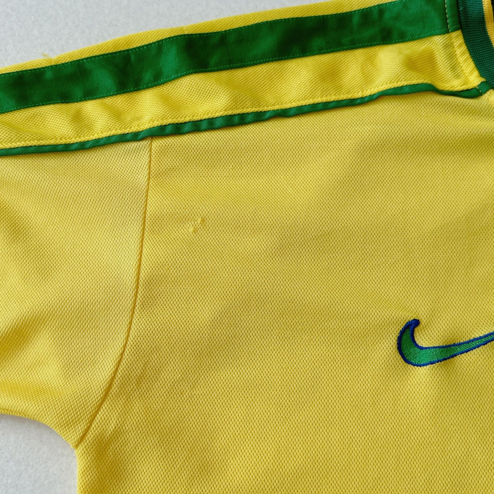90s ナイキ 銀タグ ブラジル代表 ゲームシャツ ユニフォーム NIKE