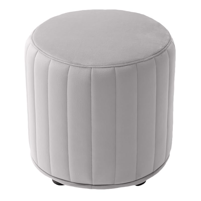 在庫 セルタン スツール ライトグレー ベロア生地 A1239a-a-722GRY 0