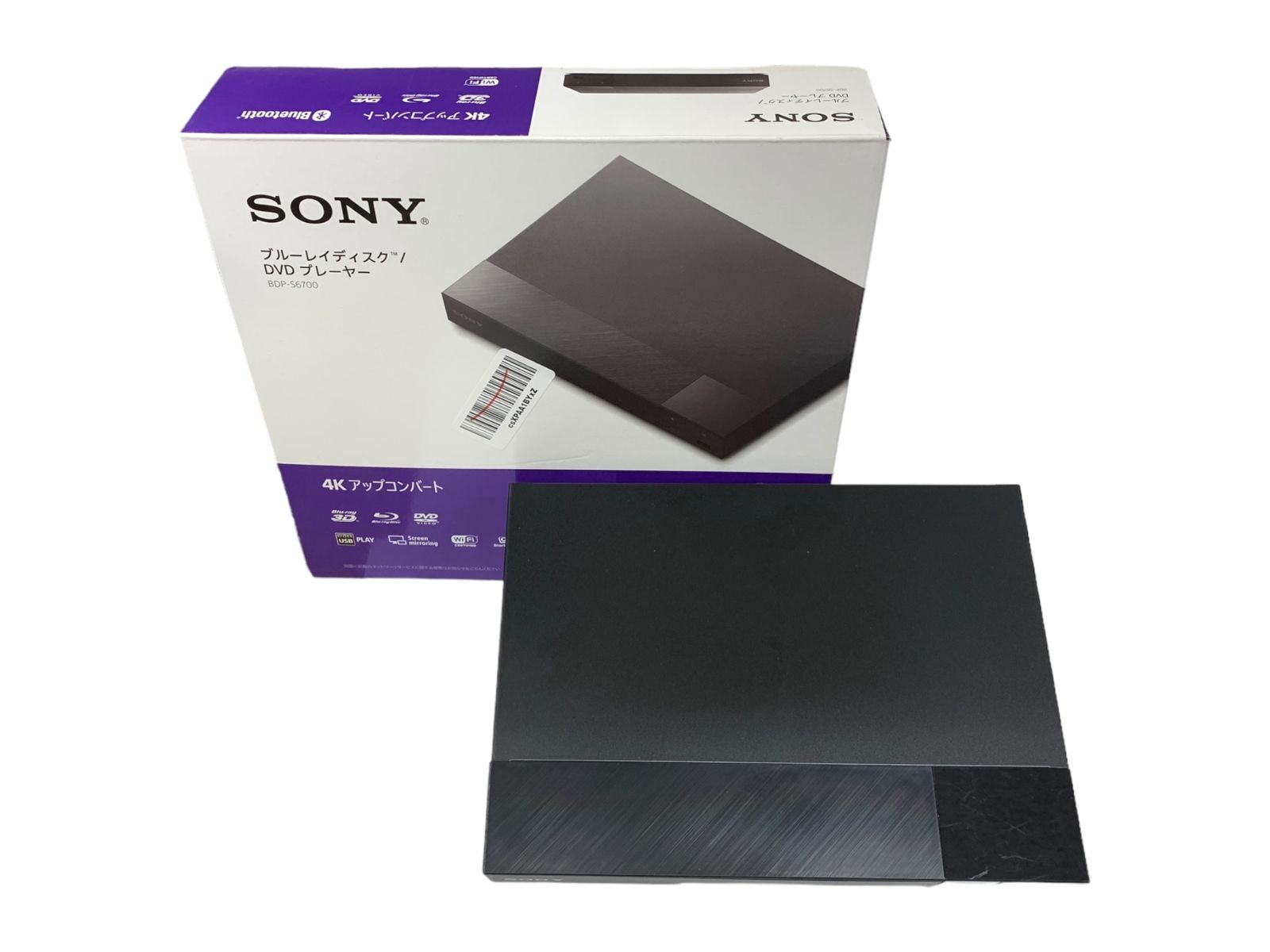 ソニー DVD.ブルーレイプレーヤー/ 4Kアップコンバート BDP-S6700