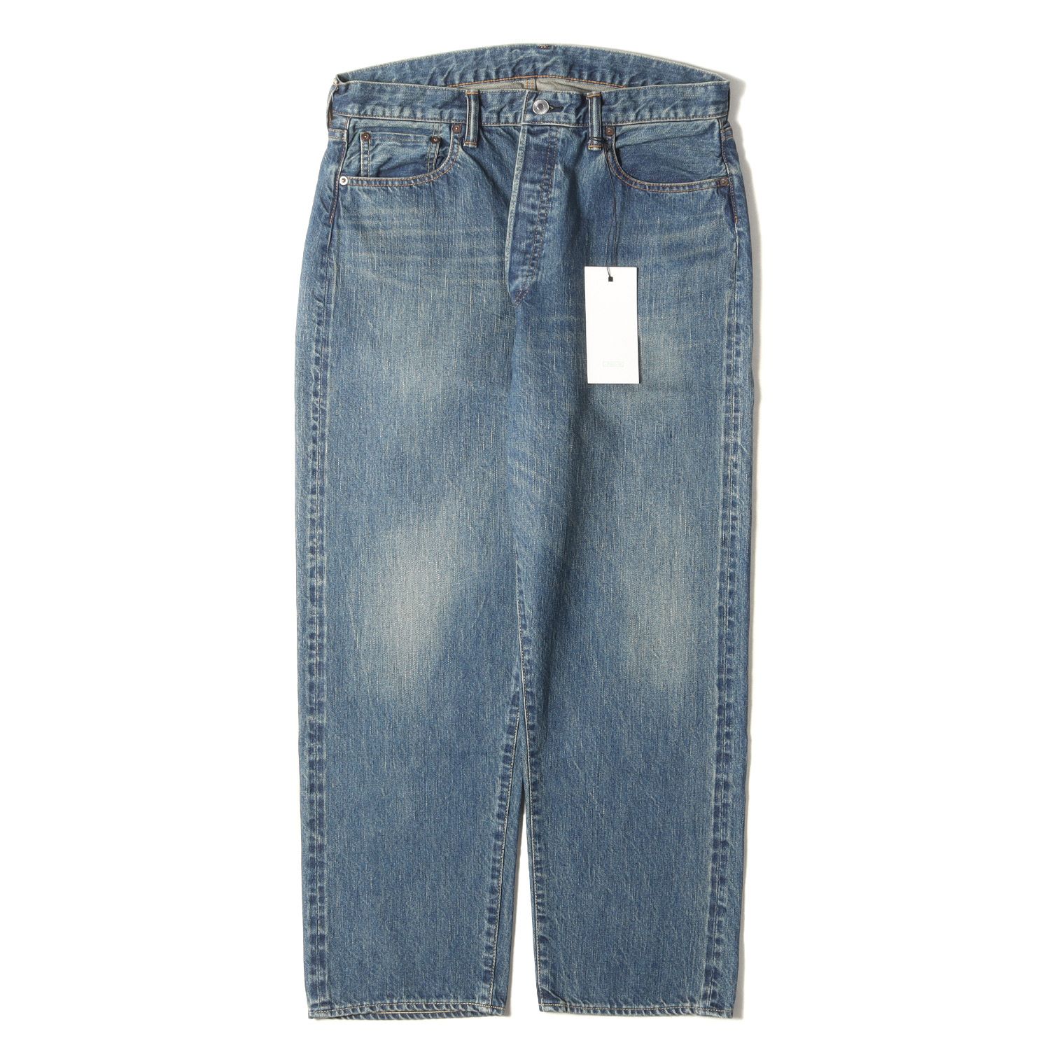 新品 A.PRESSE アプレッセ パンツ サイズ:32 23AW ウォッシュド ワイド デニムパンツ Washed Denim Wide Pants  ボトムス ボタンフライ ジーンズ ジーパン インディゴ 日本製【メンズ】 - メルカリ