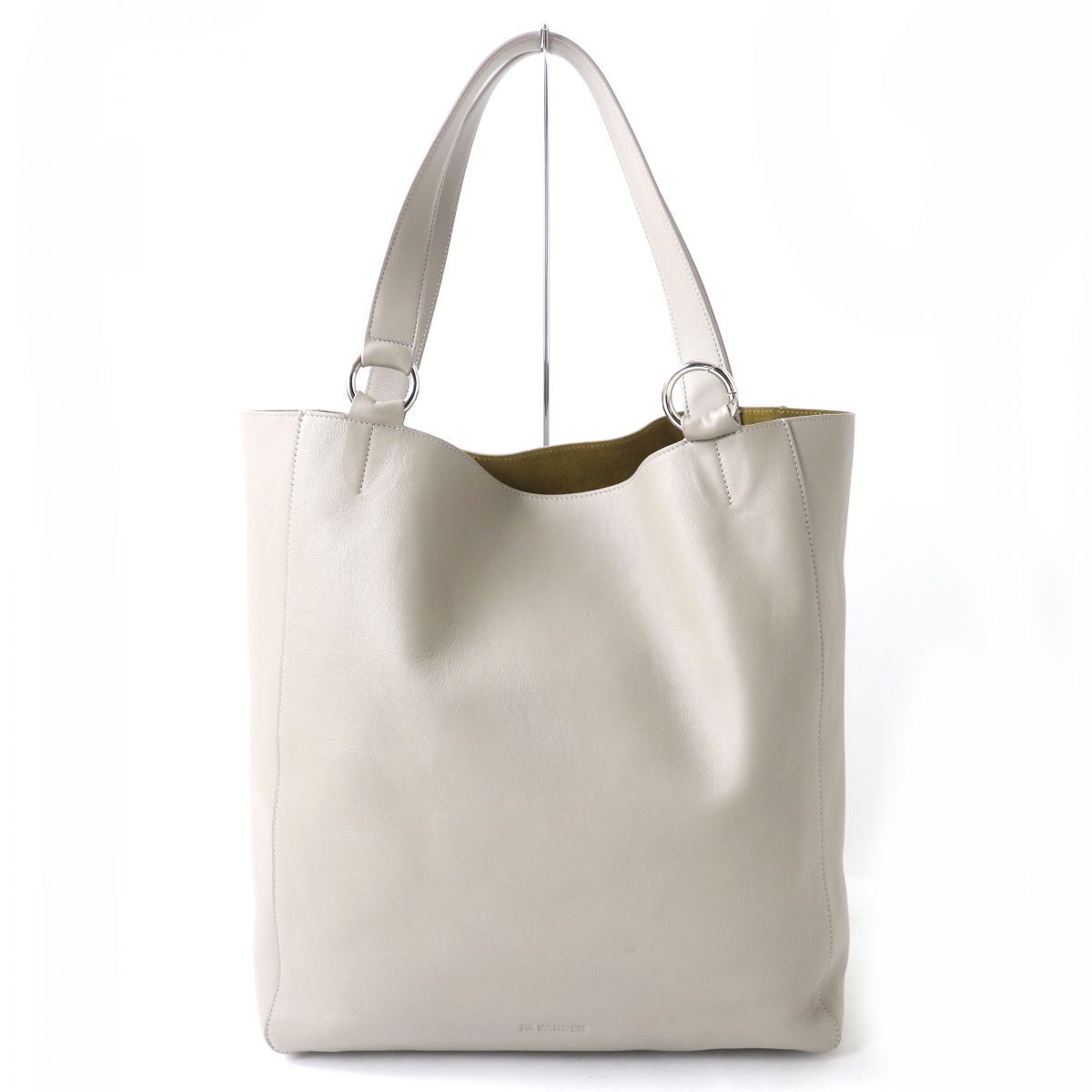 美品△イタリア製 JIL SANDER ジルサンダー H TOTE オールレザー 