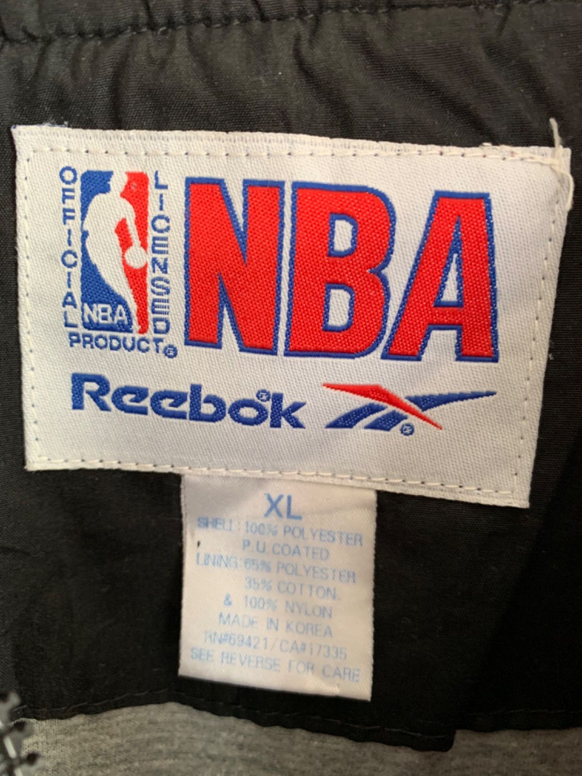 90s Reebok NBA シカゴブルズ　プルオーバージャケット