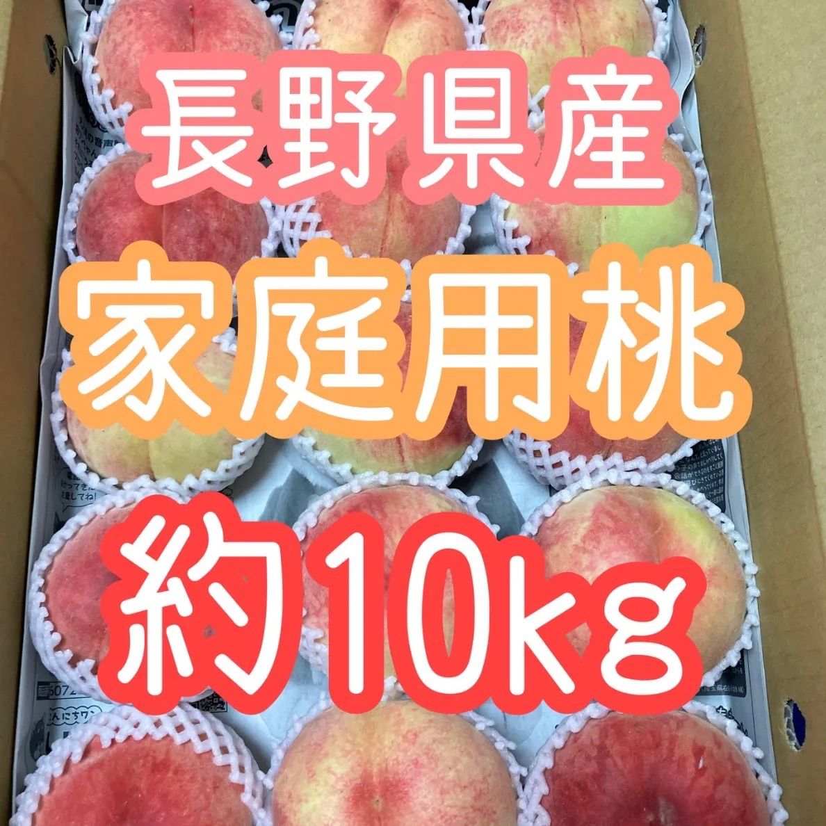 数量 終わり次第終了 まとめ買いで な約10kg 5kg✖️2箱 全国クール便 長野県産桃 白桃 黄桃