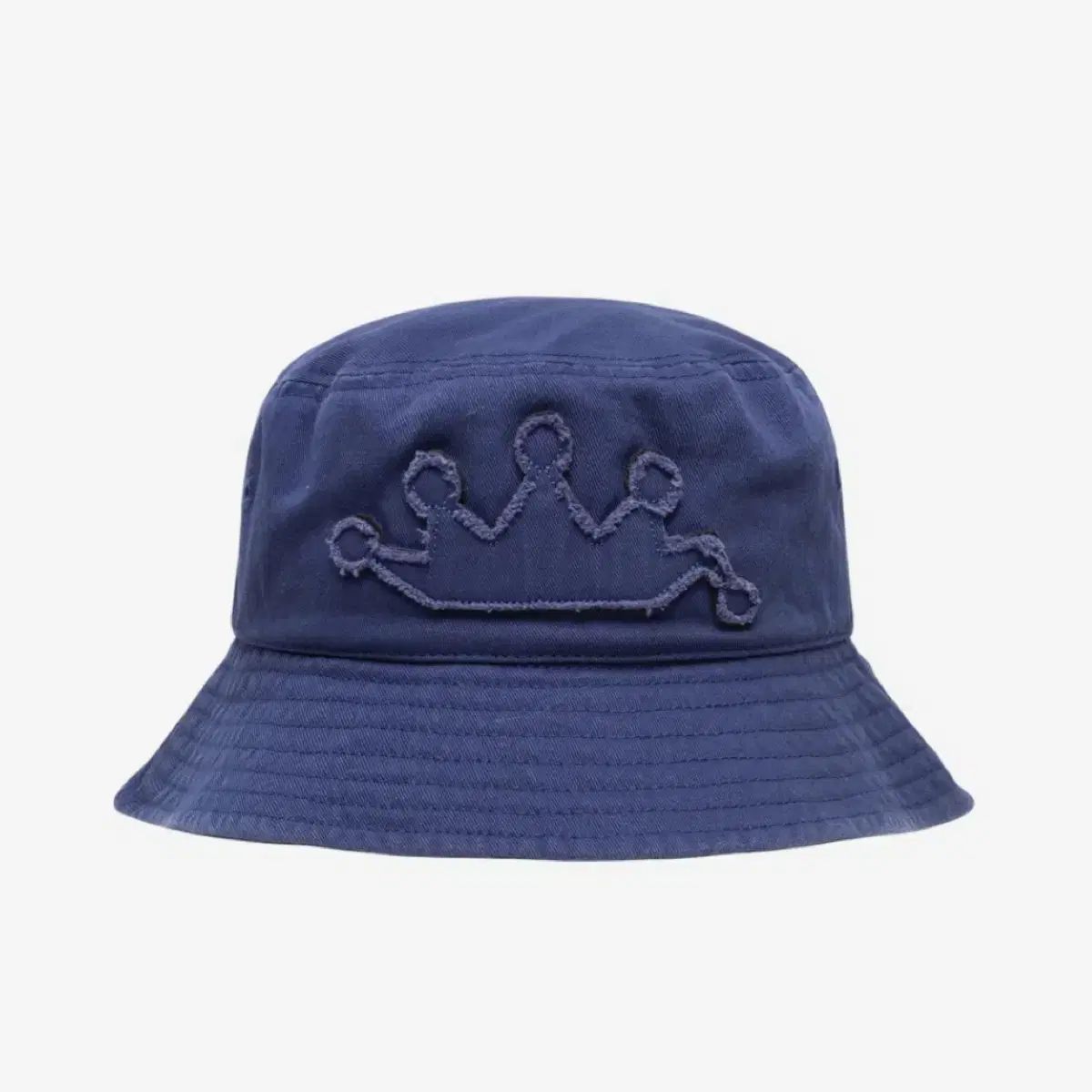 STUSSY ステューシー クラウン アップリケ バケットハット ネイビー