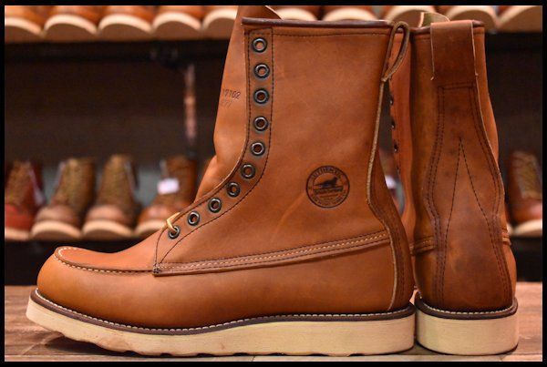 9D DEAD 犬刻印 96年】レッドウィング 877 ロング アイリッシュセッター 茶 オロイジナル レースアップ ブーツ redwing  HOPESMORE【EP745】 - メルカリ