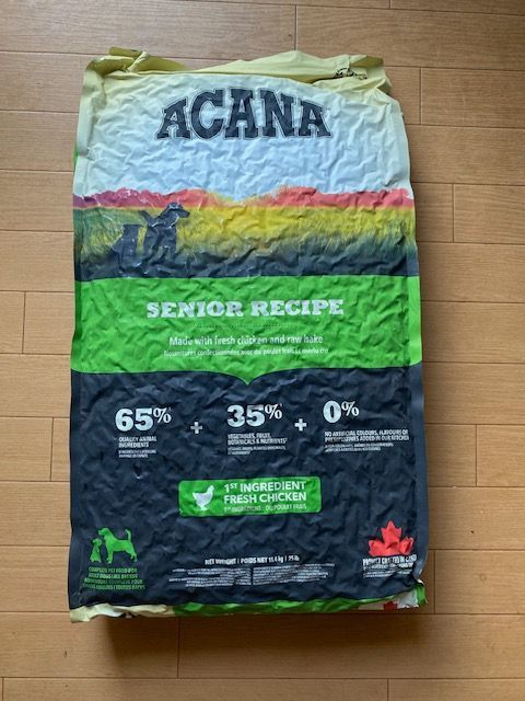 アカナシニアレシピ|ACANA SENIOR RECIPE|11.4KG|今回当店新登場の為 数お安くご紹介です